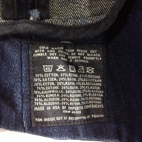 Ralph Lauren Sz 2 Black Label Blue Jean Jacket - Picture 6 of 11